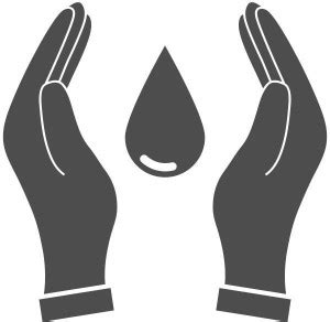 black drop hands hold sticker poster|save water quotes Paper Print ...