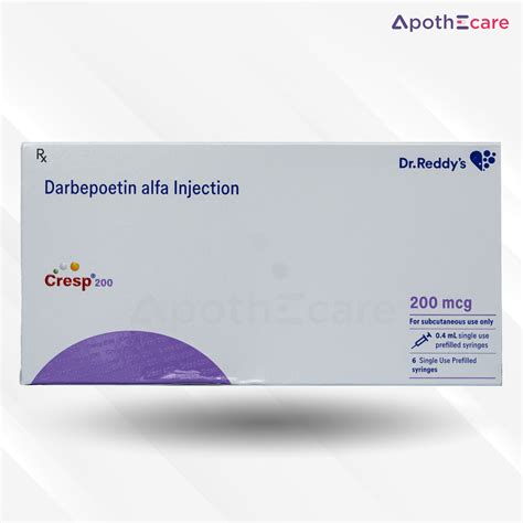 Buy Cresp 40mcg Injection Online: Uses, Price, Dosage, Side Effects