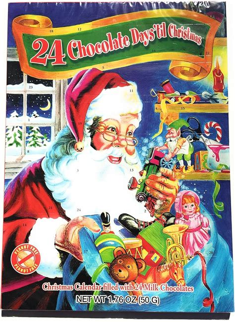 Amazon.com: Alberts Advent Calender 24 Chocolates 1.76 oz Set of 3 ...