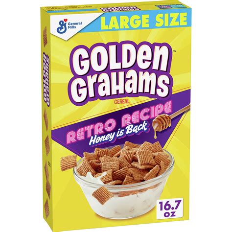 Buy Golden Grahams Breakfast Cereal, Graham Cracker Taste, Whole Grain ...