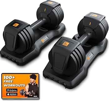 Flexnest Lite Adjustable Iron Dumbbells Set, Designed-in-Germany, Easy ...