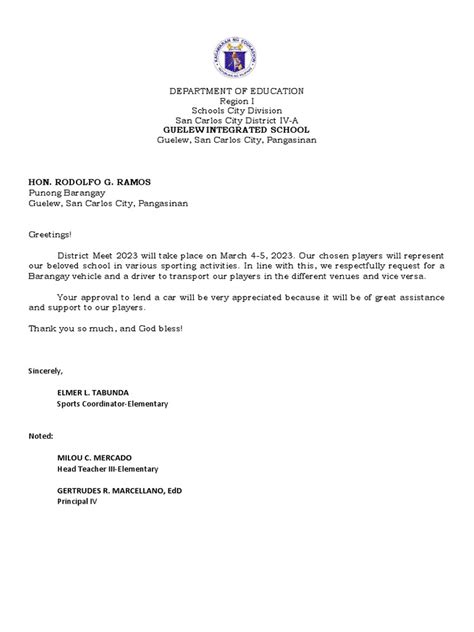 Image result for Vehicle Transfer Request Letter Format