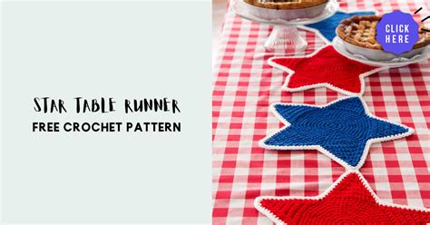 Image result for Star Table Runner Free Pattern