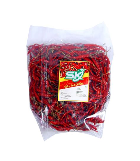 sk foods Spicy Dry Chilli Whole,Teja mirchi, lavngi mirchi, jawari ...