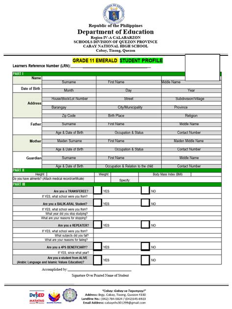 Image result for Student Profile Tutorial