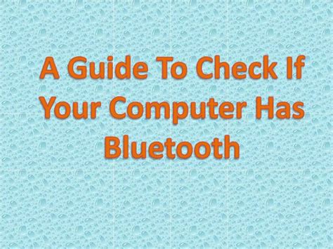Image result for How to Know If Your Computer Has Bluetooth
