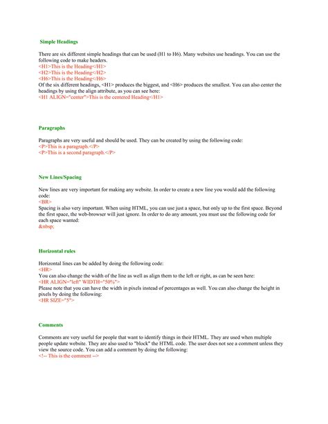 HTML Full Tutorial 的图像结果