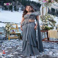 COCKTAIL FROM THE WEDDING SAGA BY S4U PARTY WEAR INDO WESTERN DRESSES ...