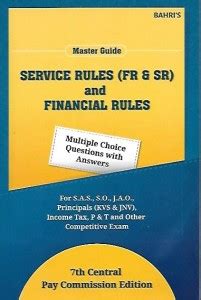 Master Guide To Service Rules (FR & SR) And Financial Rules (For S.A.S ...