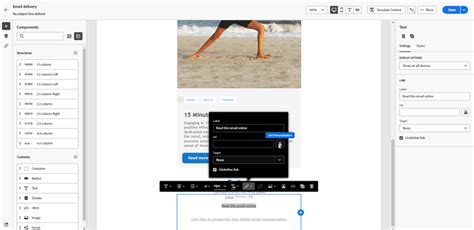Add a link to the mirror page | Adobe Campaign