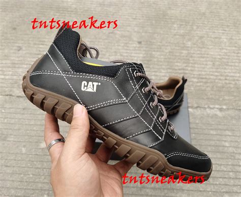 Original Caterpillar Men FOOTWEAR Work Genuine Leather Boot Shoes 706 ...