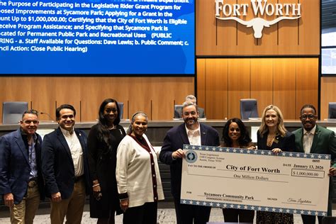 Fort Worth's Sycamore Community Park gets $1M from Texas for ...