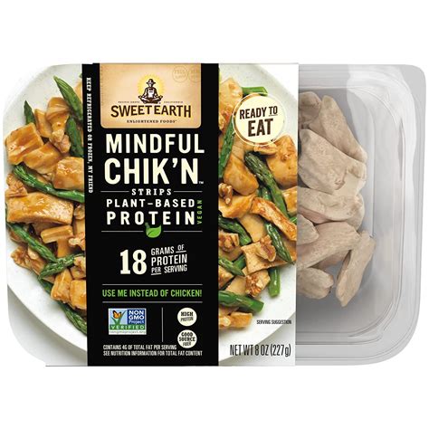 Sweet Earth Plant Based Chicken Tenders 8oz (Frozen) - Pack of 1 | Buy ...