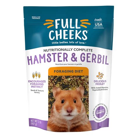 Full Cheeks Hamster & Gerbil Foraging Diet 2 lb | Shipt
