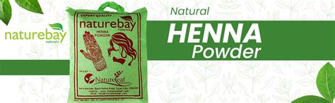 NatureBay Naturals 100% Pure Henna Powder For Natural Hair (cloth ...