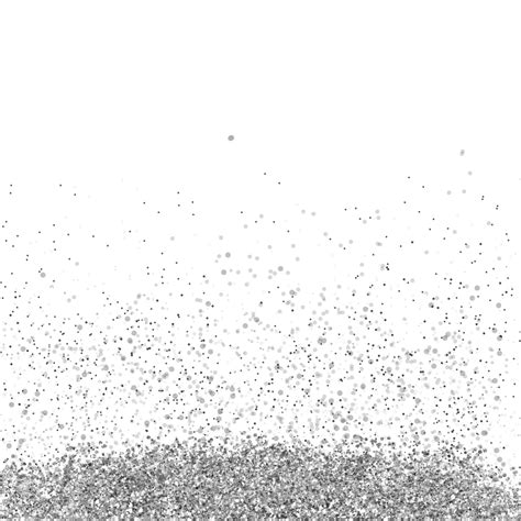 Silver Glitter Transparent Background Free Download Vector, Silver ...