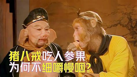 《西游记》猪八戒吃人参果直接一口吞了，连味都没吃出来-影视综视频-搜狐视频