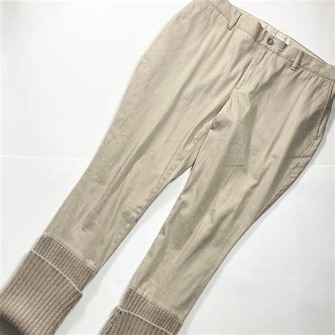 BALLANTYNE knit switching pants | NOIR ONLINE