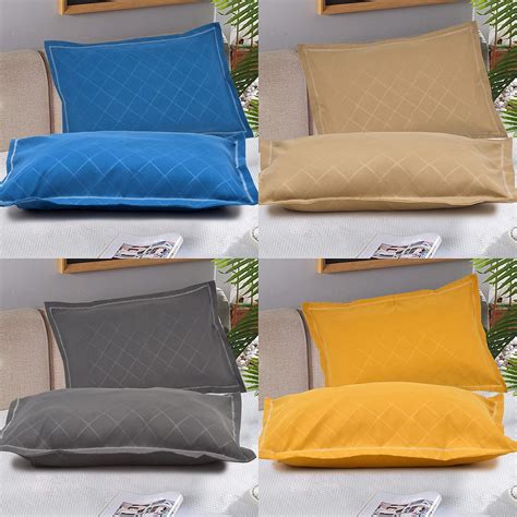 Buy COZY FURNISH Super Soft Brushed Microfiber Cotton Pillow Covers,Set ...