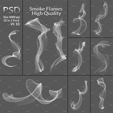 Ink smoke black diffuse smudge decorative material design smoke drawing ...