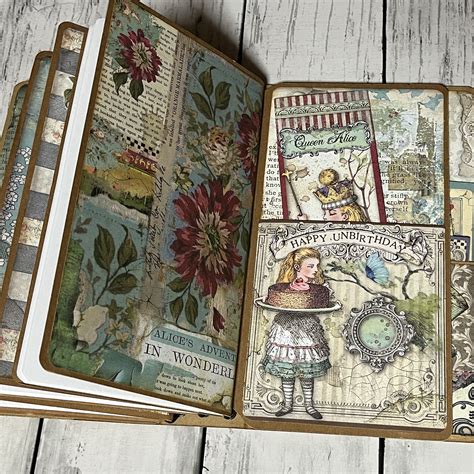 Ikuko's scrapbooking room: #748 Alice Travel type Notebook (4 3/4 x 8 1 ...