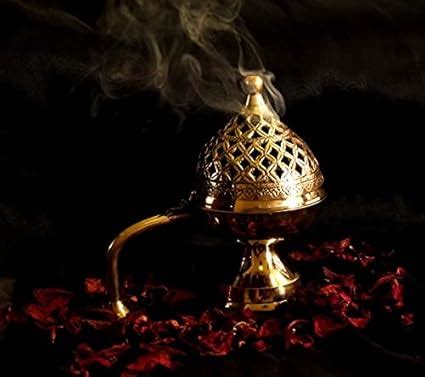 Aadit Crreation Loban Burner/Loban Lamp/Dhoop/Dhuni Burner/Incense ...