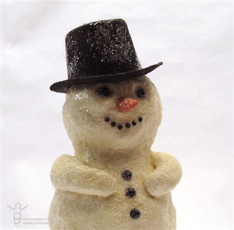 Paper Clay Snowman Tutorial 的图像结果