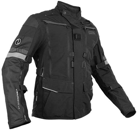 Rynox Stealth Evo 4 Charcoal Black Jacket – AH Helmets
