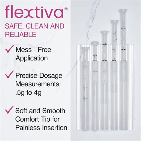 Flextiva Disposable Vaginal Cream Applicators with Accurate India | Ubuy