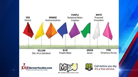 Why is there a flag in my yard and what does it mean?