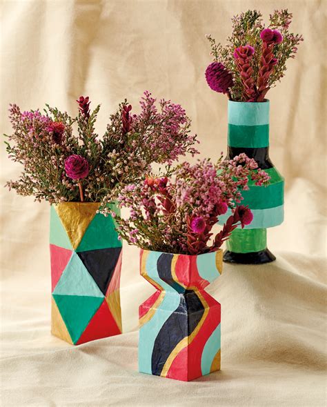 Paper Mache Art Vase at Maddison Helms blog