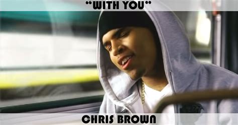 "With You" Song by Chris Brown | Music Charts Archive