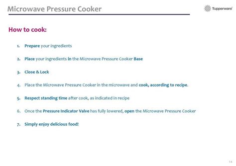 Tupperware Pressure Cooker Instruction Guide 的图像结果