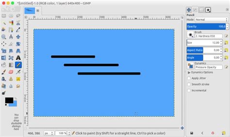Image result for GIMP Add Line