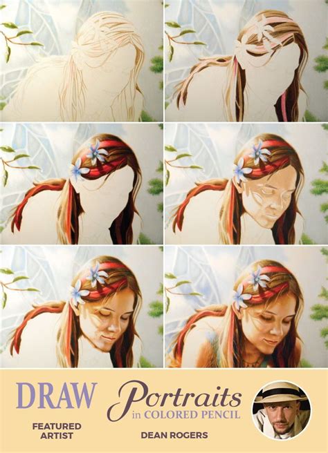 Color Pencil Portrait Tutorial 的图像结果