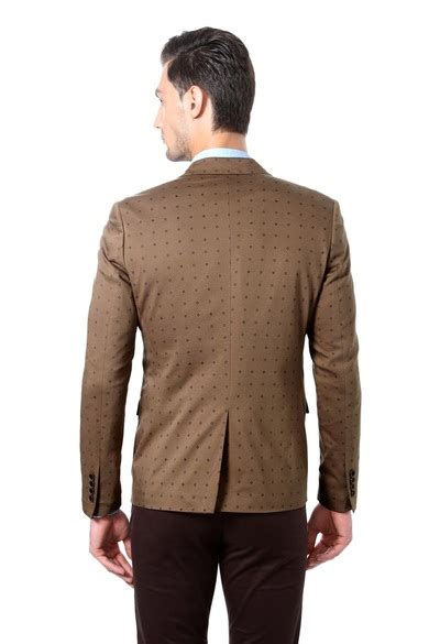 Buy Men Brown Printed Leisure Sport Blazer Online - 232141 | Allen Solly