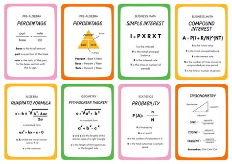 Free math flashcard templates to edit and print | Canva