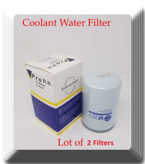 Buy WF2074v [ 2 Filters ] Water Coolant Filter Replaces:WF2074 Ford ...