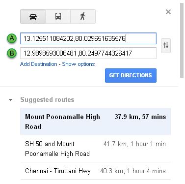 Image result for Calculating Distance Between Two Points with the Maps JavaScript API