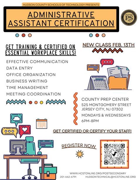 Certified Administrative Professional – Hudson County Schools of Technology