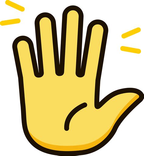 Raised Hands Emoji Emoji Clipart Hand Emoji Hands Icon Png Raising ...