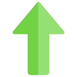 Download Free Green arrow up Icons in PNG & SVG