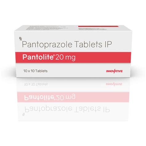 Pantolite 20 mg Tablets INNOVATIVE PHARMACEUTICALS PVT LTD