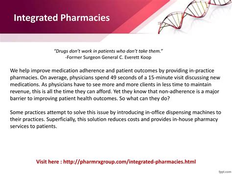 Comprehensive pharmacy services | Point of care | PPT