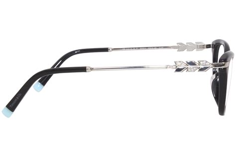 Tiffany & Co. TF2219BF 8001 Eyeglasses Women's Black/Silver Full Rim 52 ...