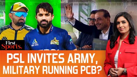 PCB Dedicates PSL To Pak Army, Military Running Cricket? | First Sports ...