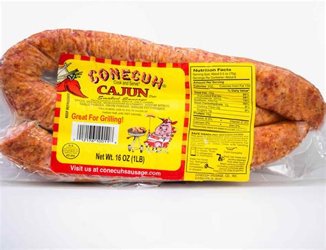 Cajun Smoked Sausage - Conecuh Sausage
