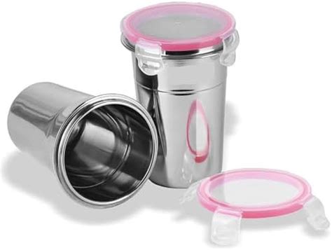 Zipsome Stainless Steel Storage Air Tight Container | Tumbler with Leak ...