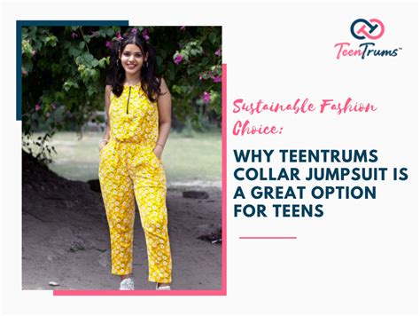 Sustainable Fashion Choice: Why TeenTrums Collar Jumpsuit is a Great O ...