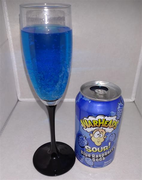 Warheads Sour! Blue raspberry soda : r/Soda